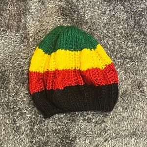 African/Jamaican crochet hat.